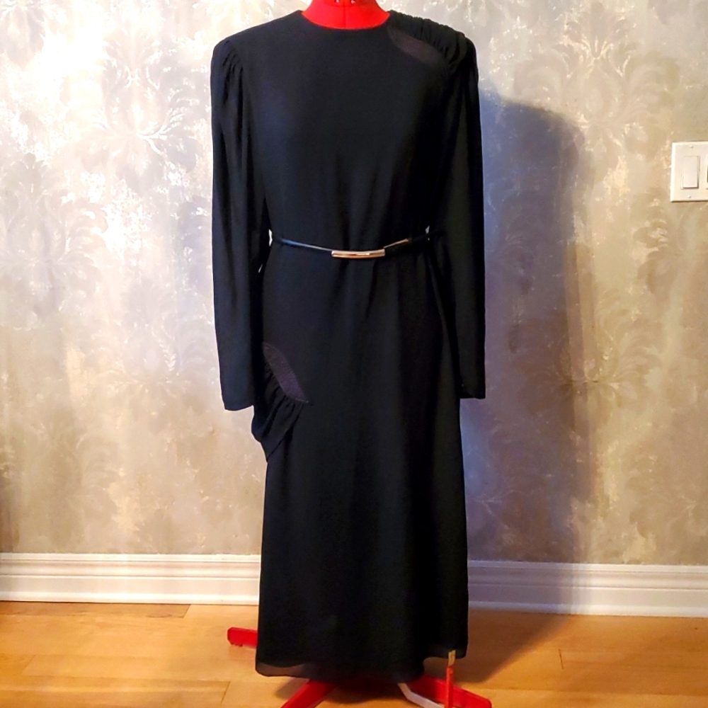 Vintage Parigi black dress